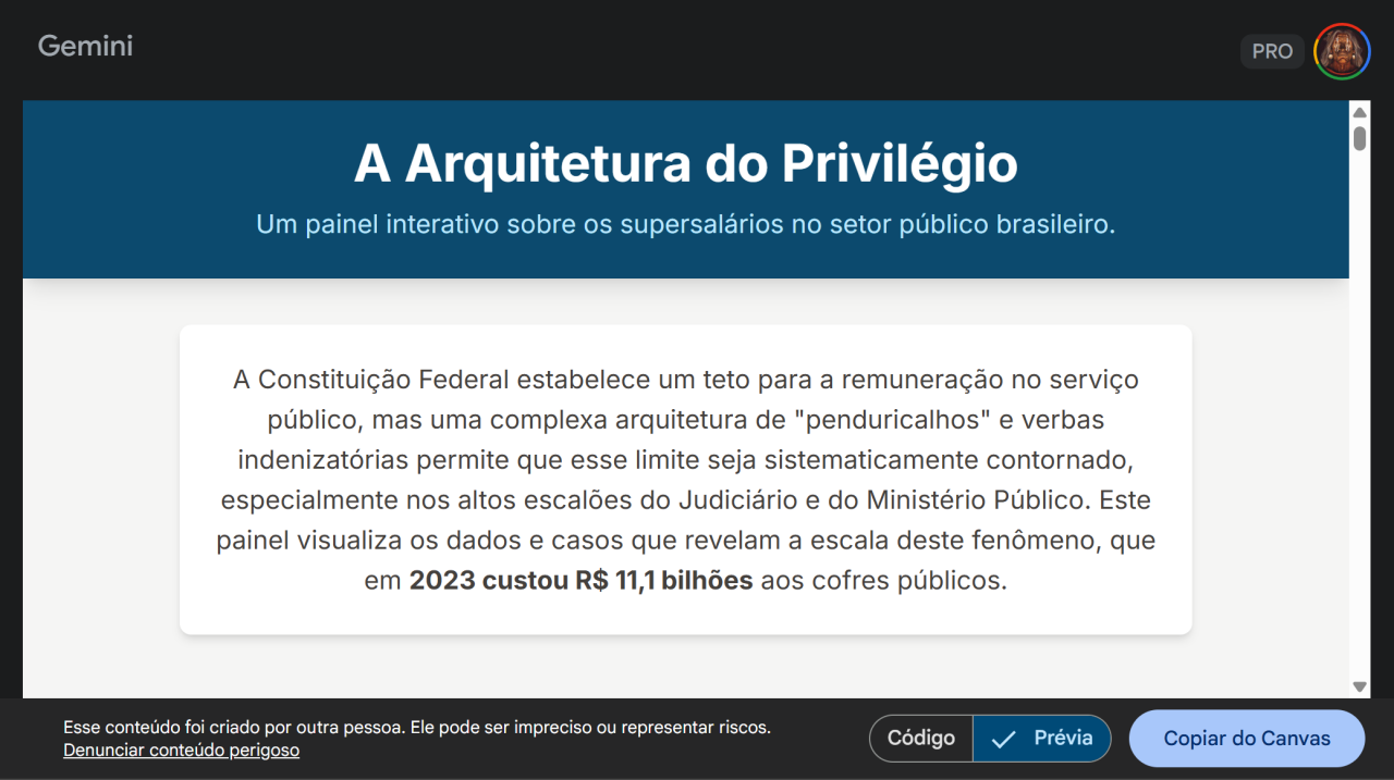 A Arquitetura do Privilégio ✨
