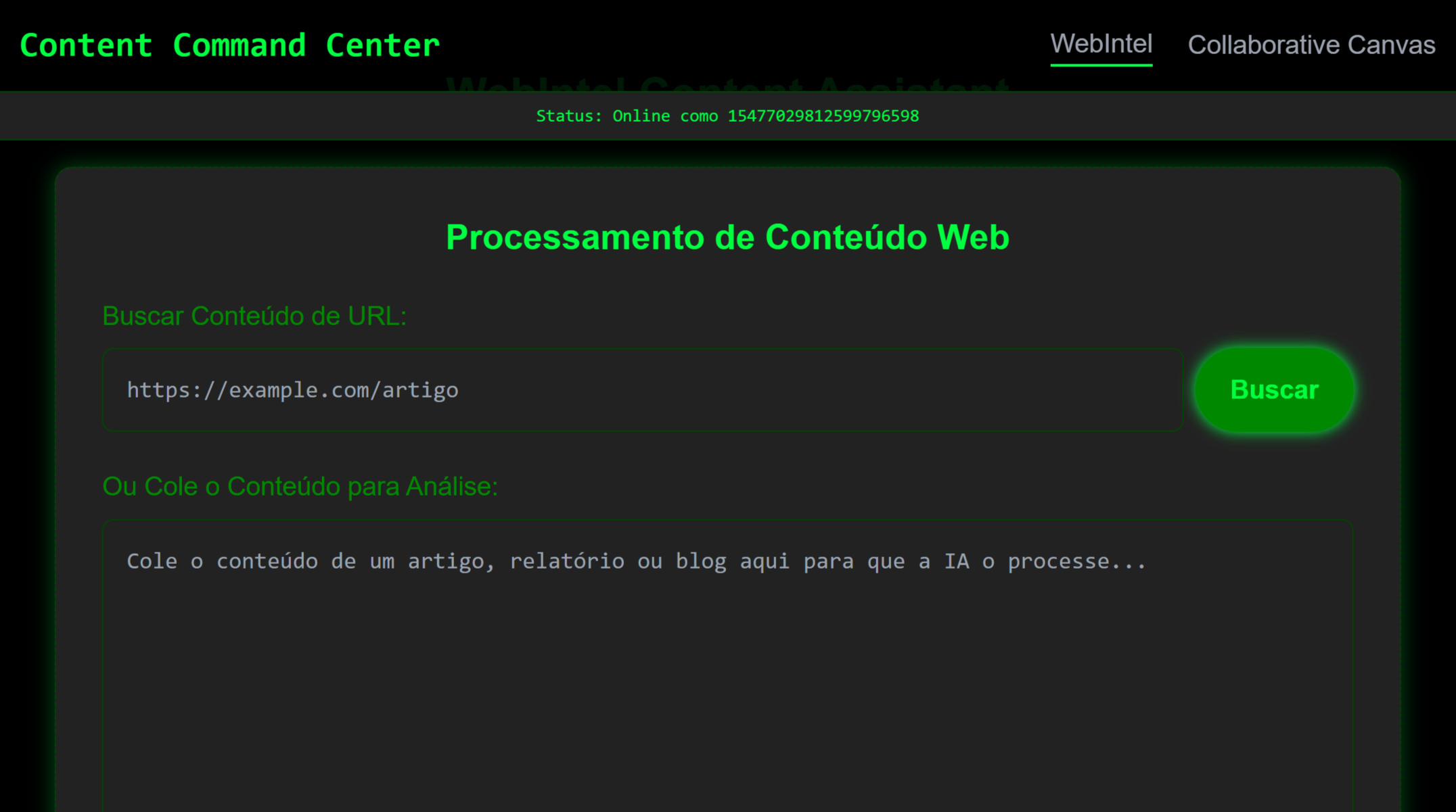 Content Command Center