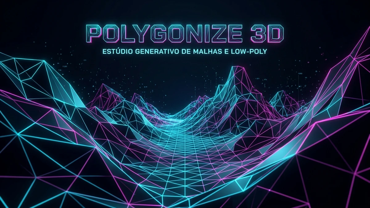 Polygonize 3D • Estúdio Generativo de Malhas