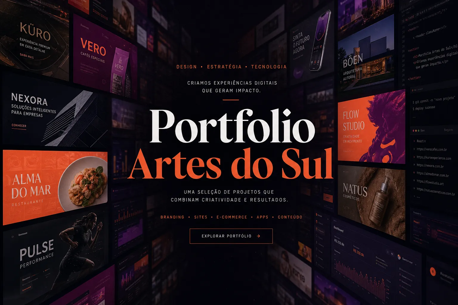 Portfolio Artes do Sul — projetos, apps e ferramentas