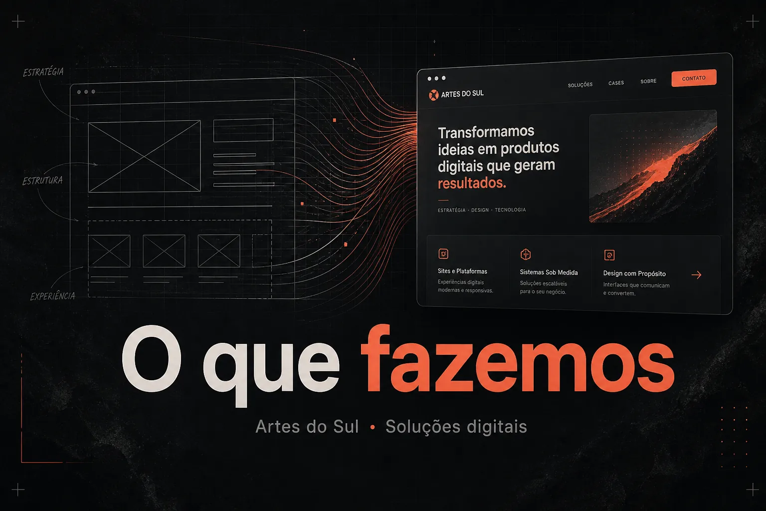 O que é um website — Artes do Sul