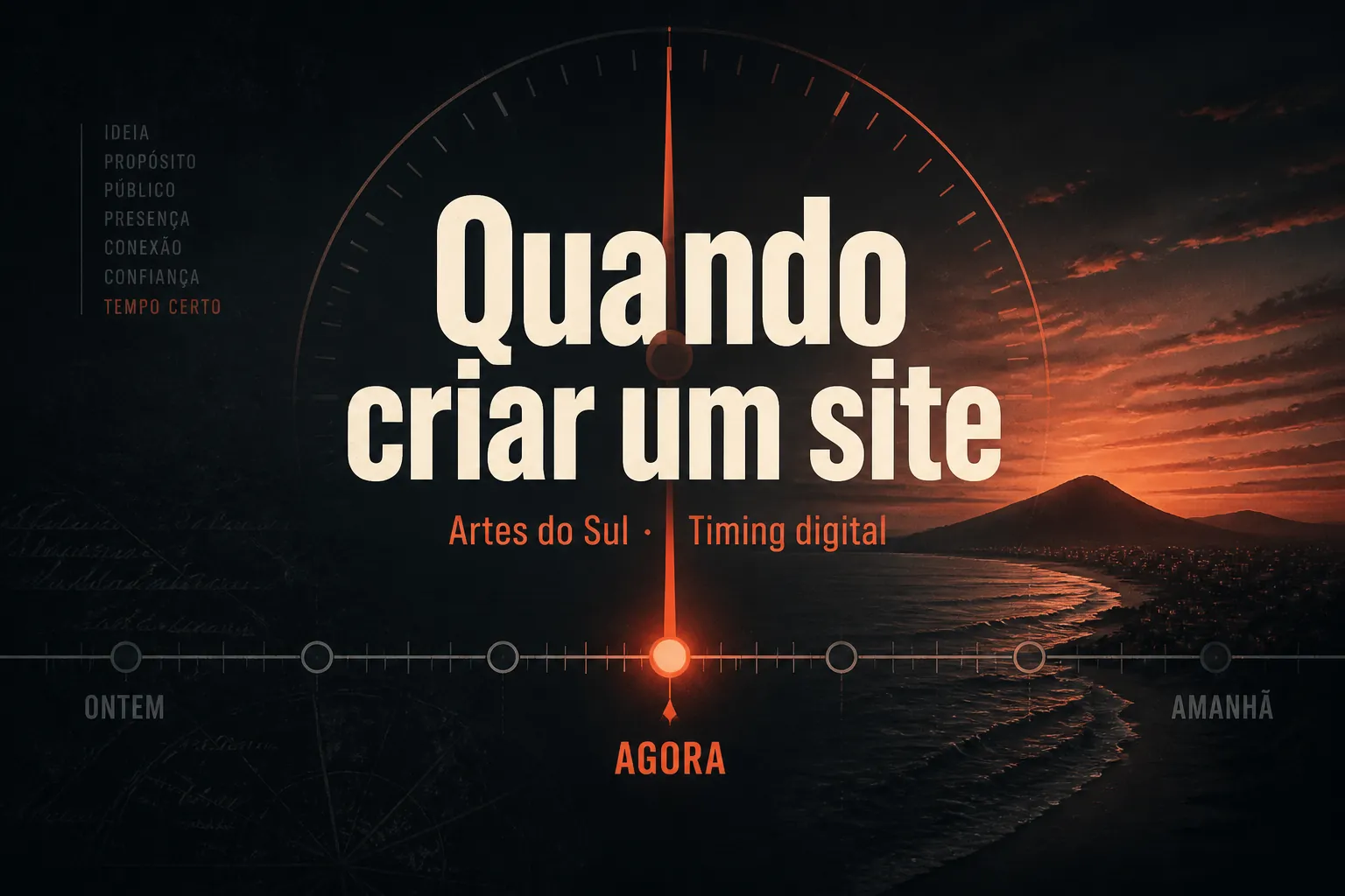 Quando começar na internet — Artes do Sul