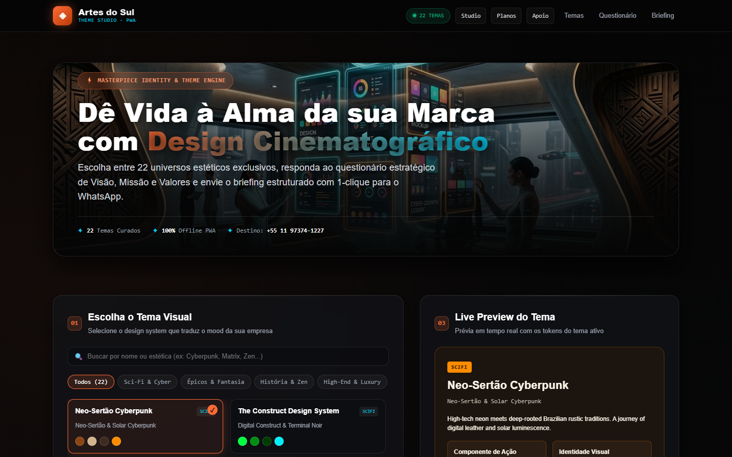 Branding Artes do Sul